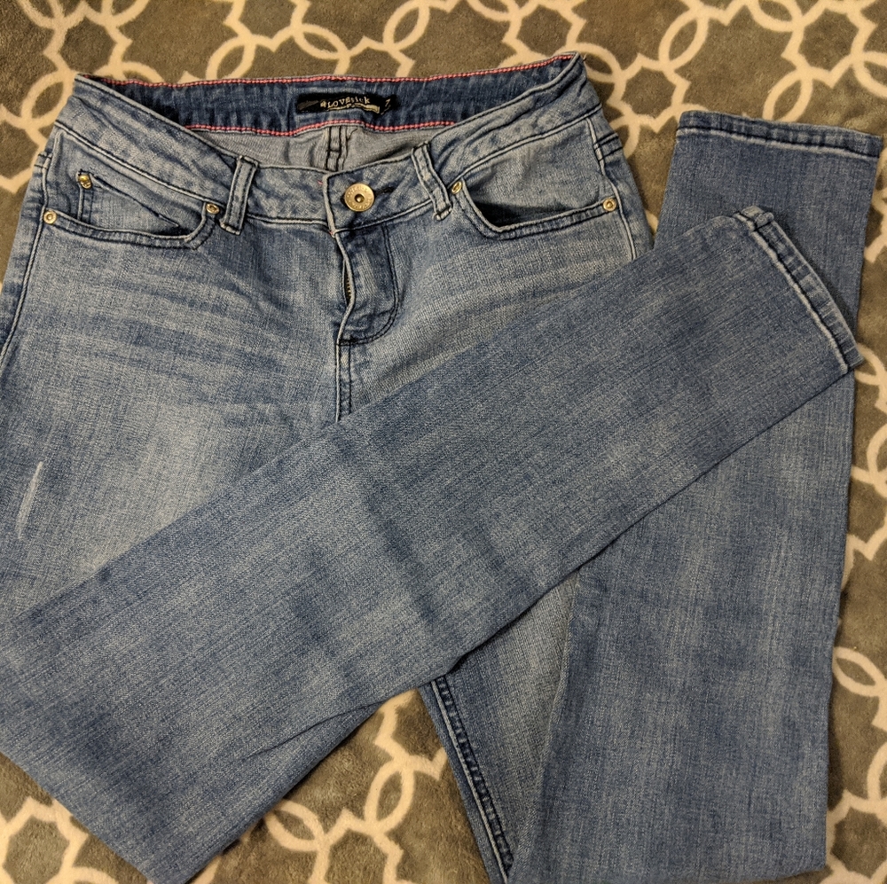 Blue Denim Hot Topic Skinny Jean